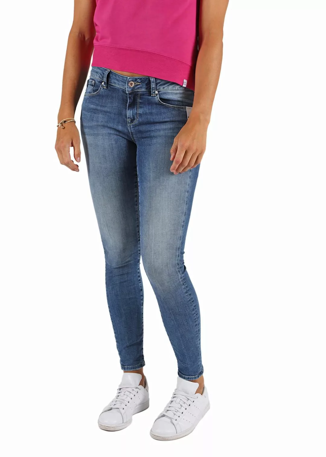 M.O.D. Damen Jeans SINA - Skinny Fit - Blau - Right Blue günstig online kaufen