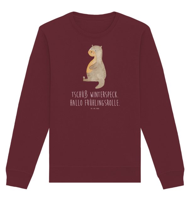 Mr. & Mrs. Panda Longpullover Größe L Otter Bauch - Burgundy - Geschenk, Se günstig online kaufen