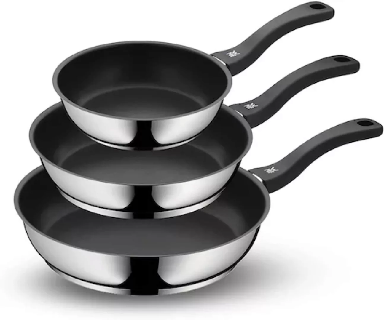 WMF Pfannen-Set »Devil«, Cromargan® Edelstahl Rostfrei 18/10, (Set, 3 tlg.) günstig online kaufen