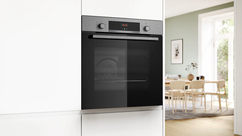 BOSCH Einbaubackofen Serie 4 »HBA514BS3«, mit Teleskopauszug nachrüstbar, H günstig online kaufen