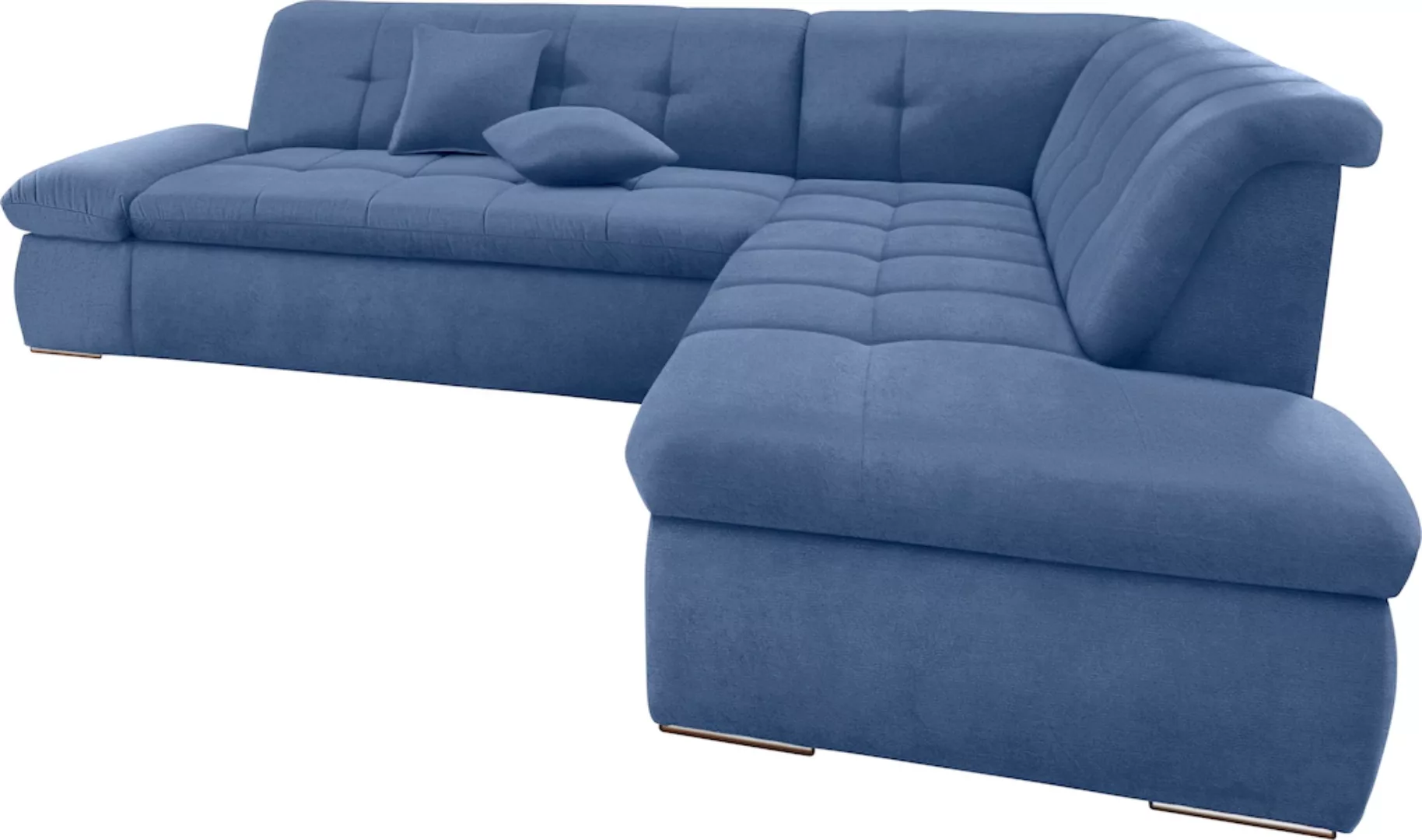 DOMO collection Ecksofa "NMoric incl. Zierkissen B/T/H: 273/216/80 cm L-For günstig online kaufen