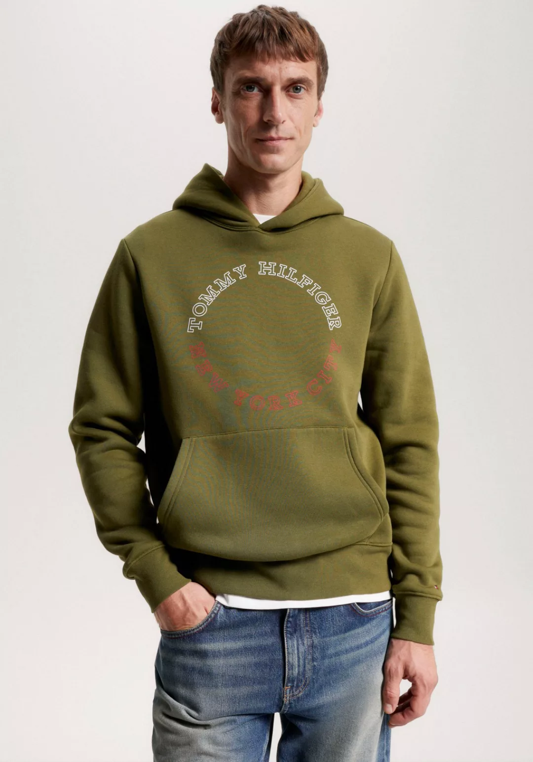 Tommy Hilfiger Kapuzensweatshirt MONOTYPE ROUNDALL HOODY günstig online kaufen