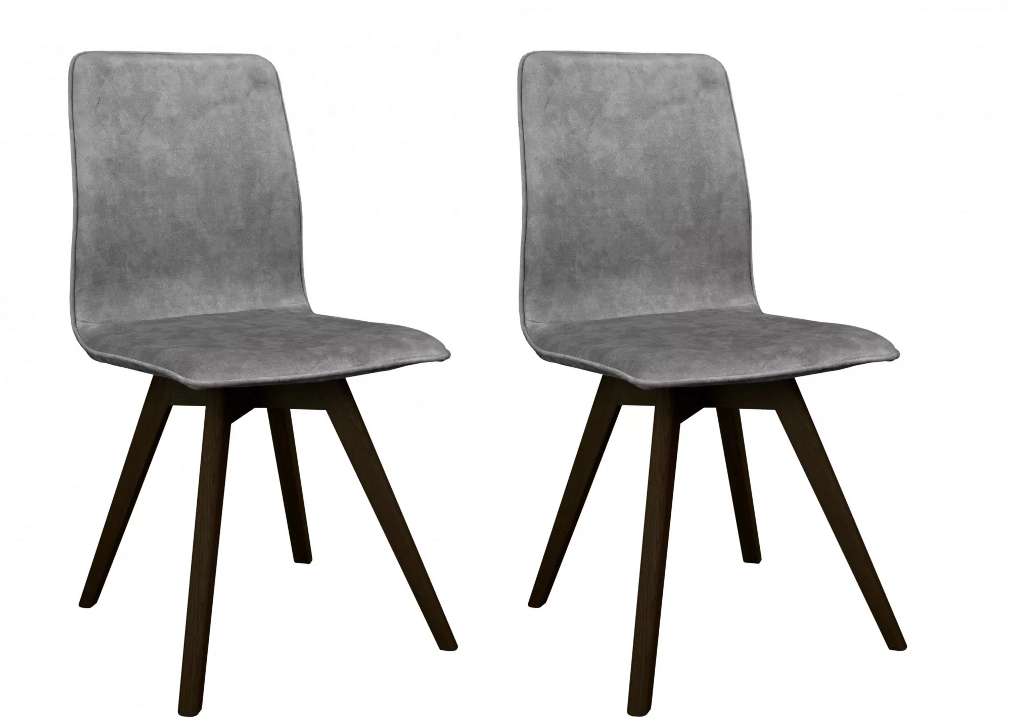 andas Esszimmerstuhl "Rania", (Set), 2 St., Samtvelours, Massivholzgestell, günstig online kaufen