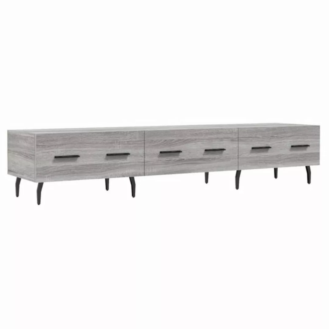 furnicato TV-Schrank Grau Sonoma 150x36x30 cm Holzwerkstoff (1-St) günstig online kaufen