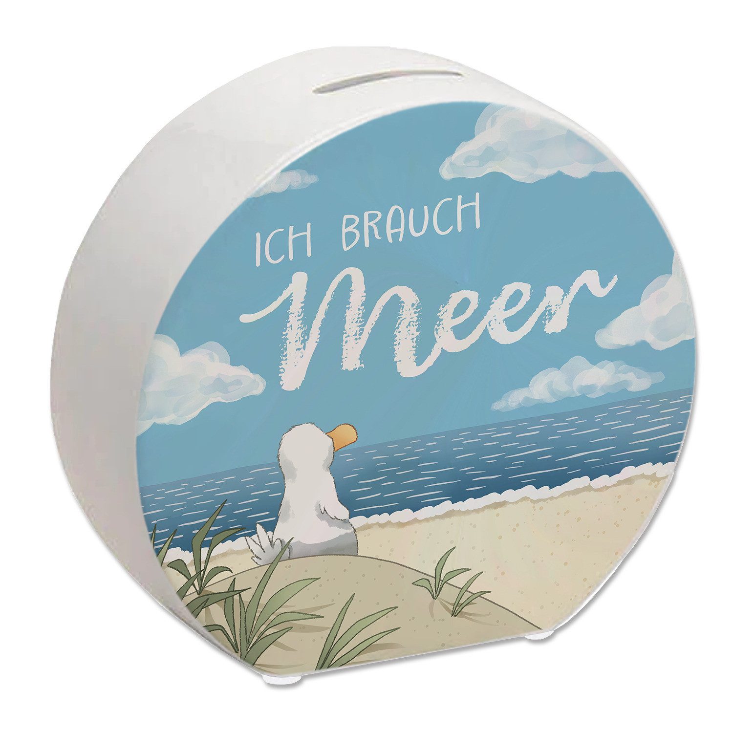speecheese Spardose Möwe am Strand Spardose günstig online kaufen