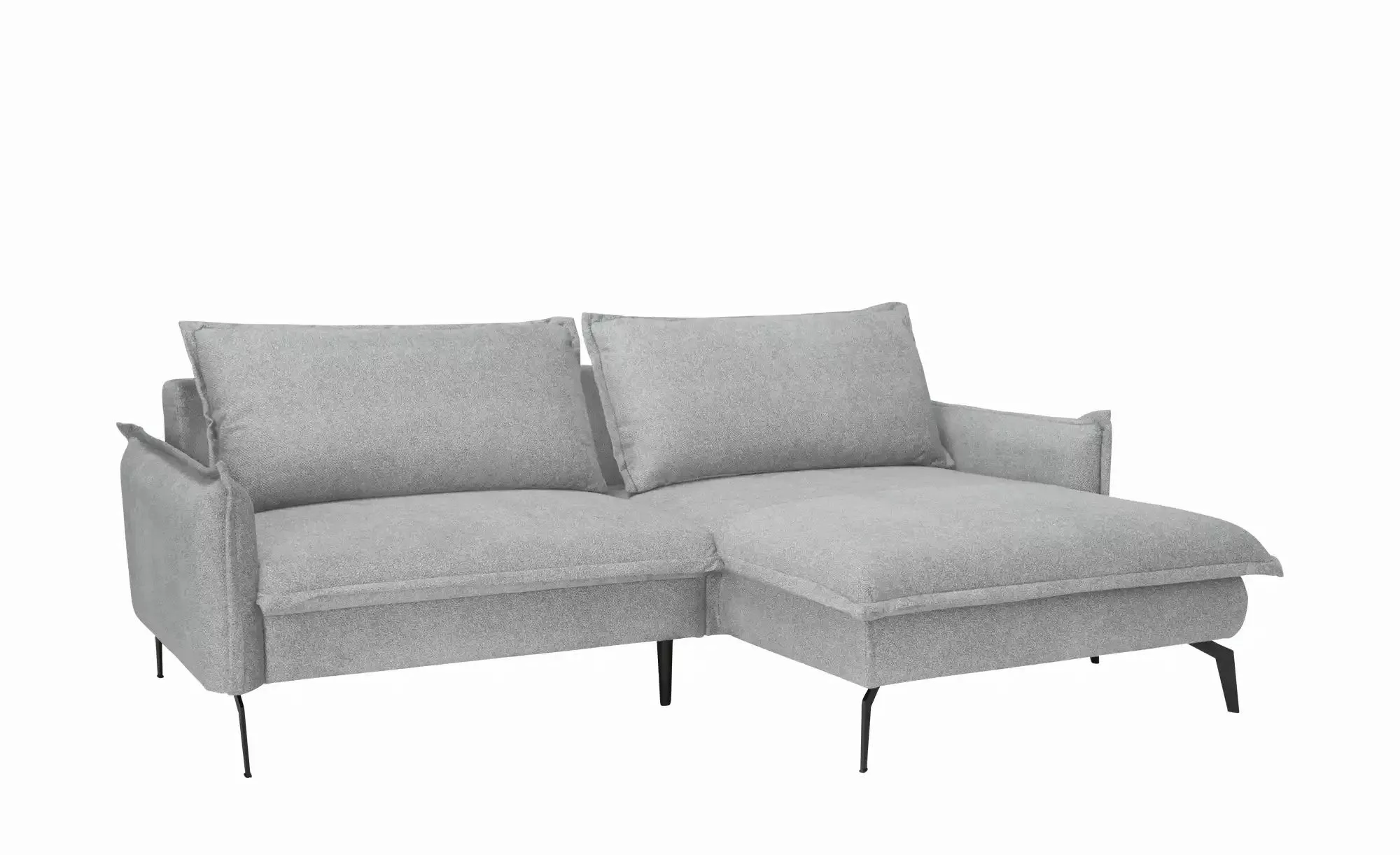 switch Ecksofa aus Mikrofaser Glossy ¦ grau ¦ Maße (cm): B: 225 H: 100 T: 1 günstig online kaufen