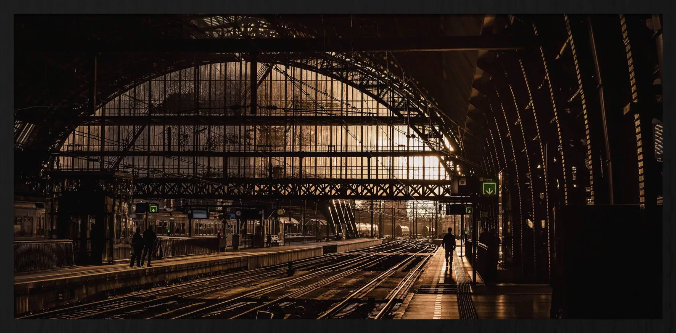 Wandkraft | Wanddekoration Hauptbahnhof Amsterdam günstig online kaufen