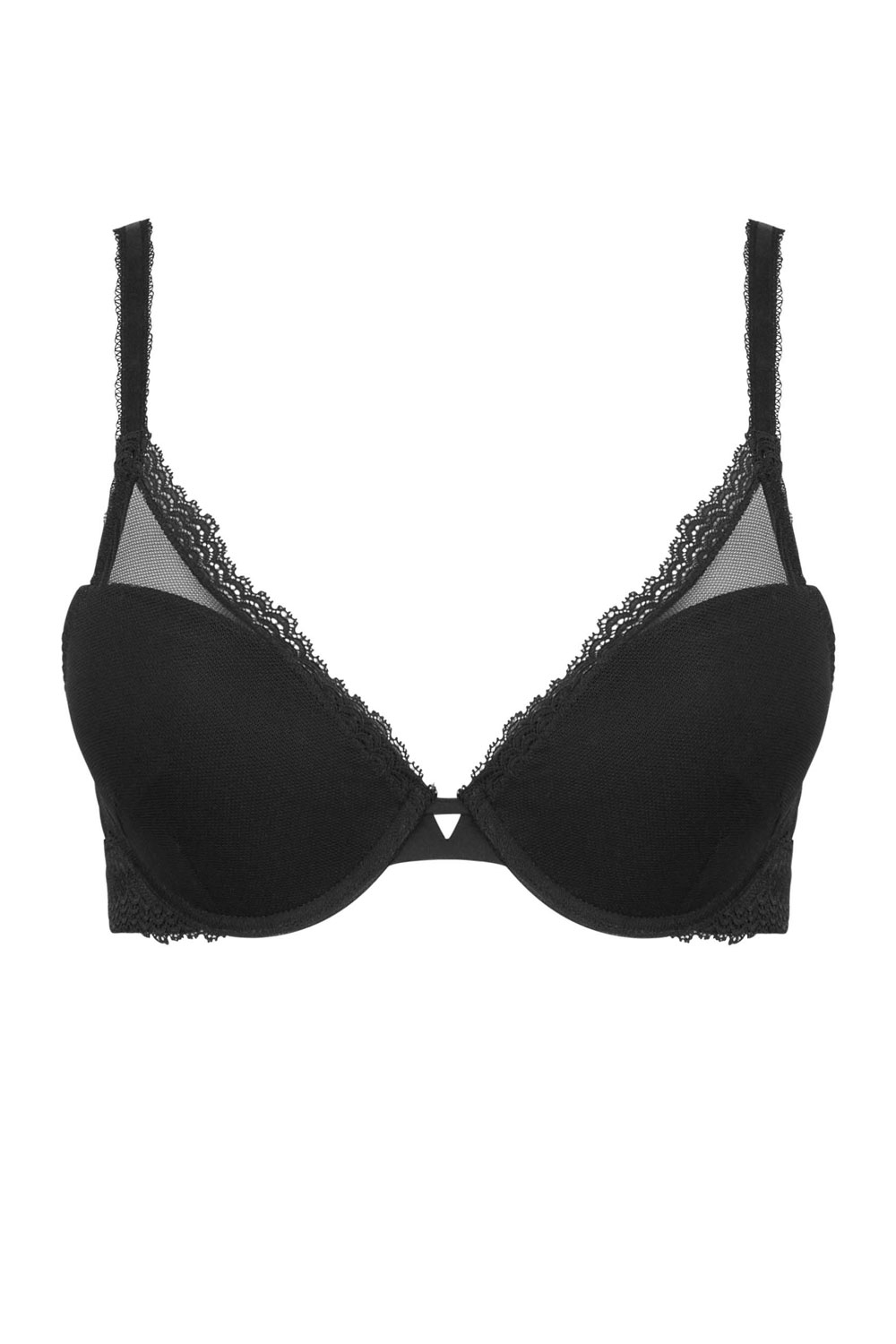 Simone Perele Triangel Push-Up-BH, T-back Confiance 75C schwarz günstig online kaufen