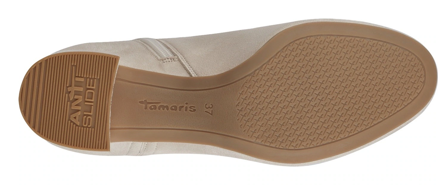 Tamaris Stiefelette, Blockabsatz, Businessschuh, Ankleboots mit Stretcheins günstig online kaufen