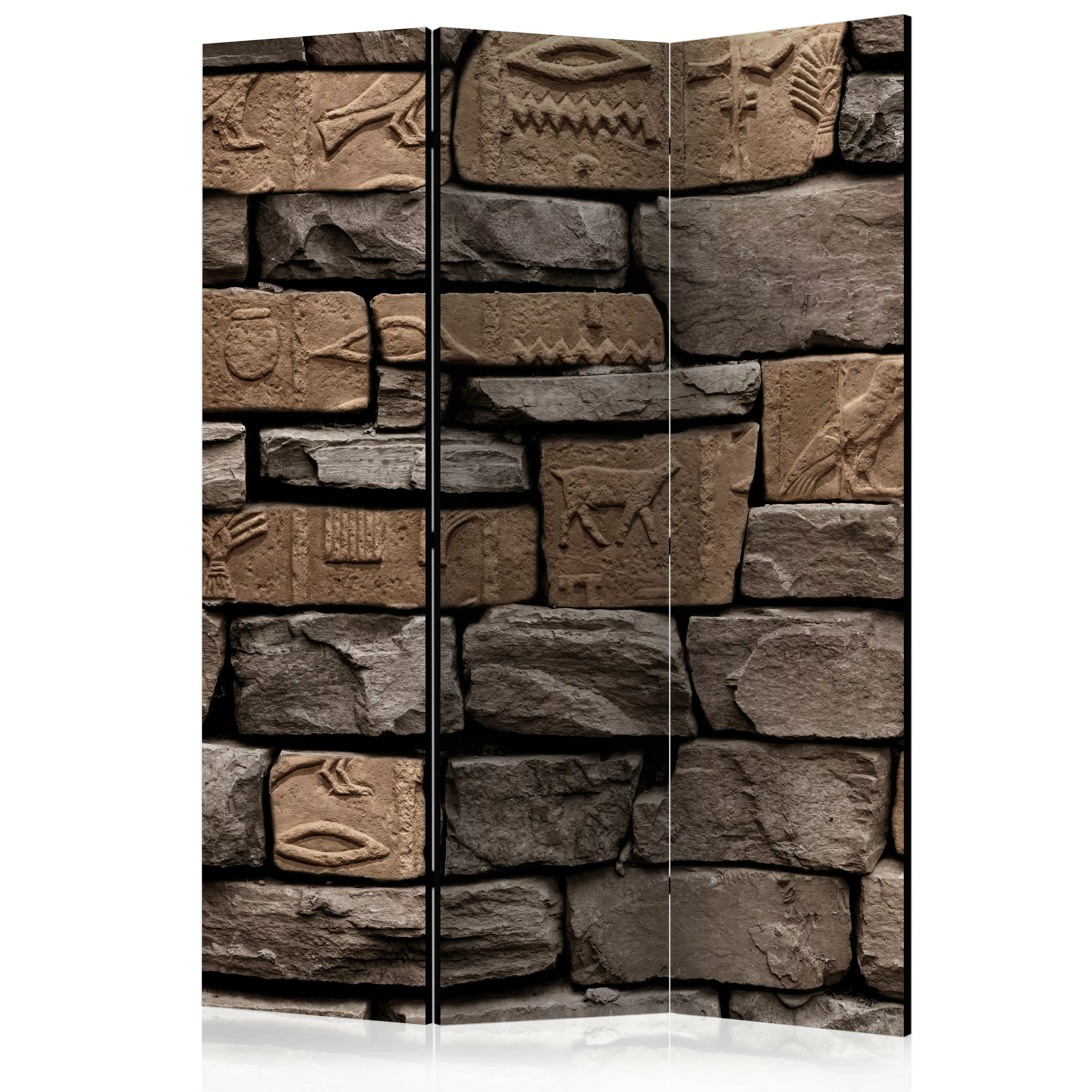 3-teiliges Paravent - Egyptian Stone [room Dividers] günstig online kaufen