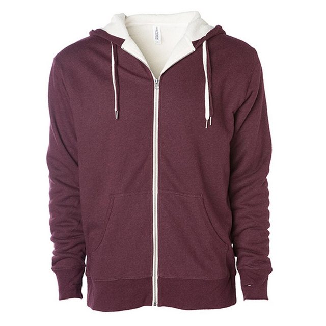Independent Sweatshirt Unisex Sherpa Lined Zip Hooded Jacket günstig online kaufen