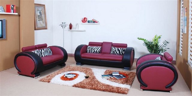 JVmoebel Sofa Design Couchen Sofas Polster 32 Sitzer Sofagarnitur Set Leder günstig online kaufen