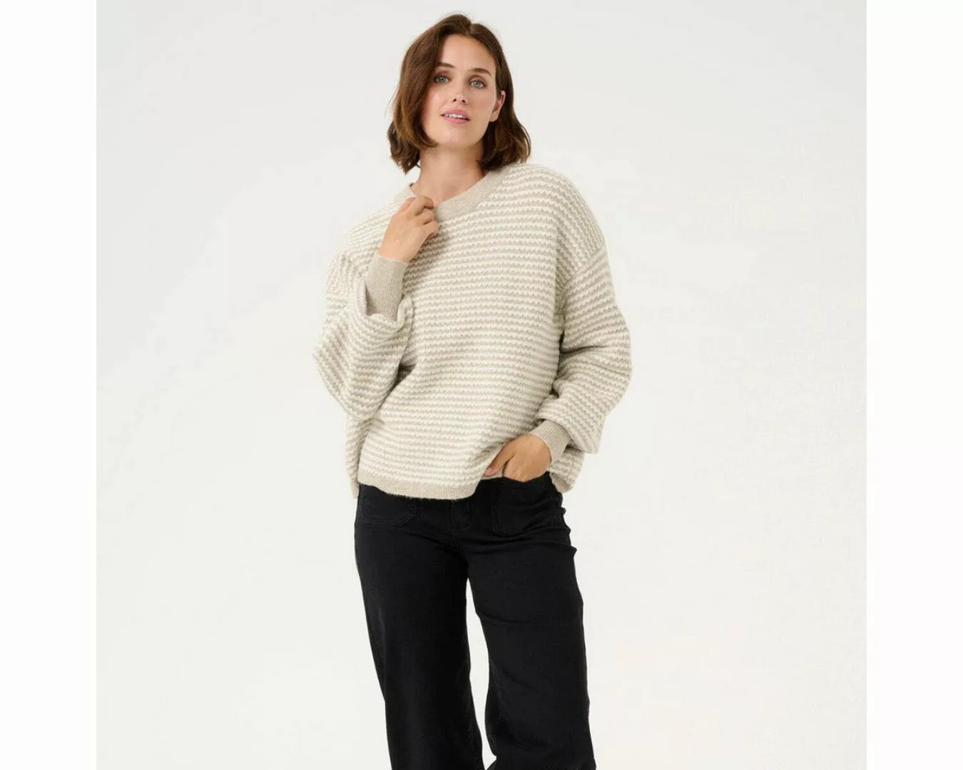 KAFFE Strickpullover KAellery Knit günstig online kaufen