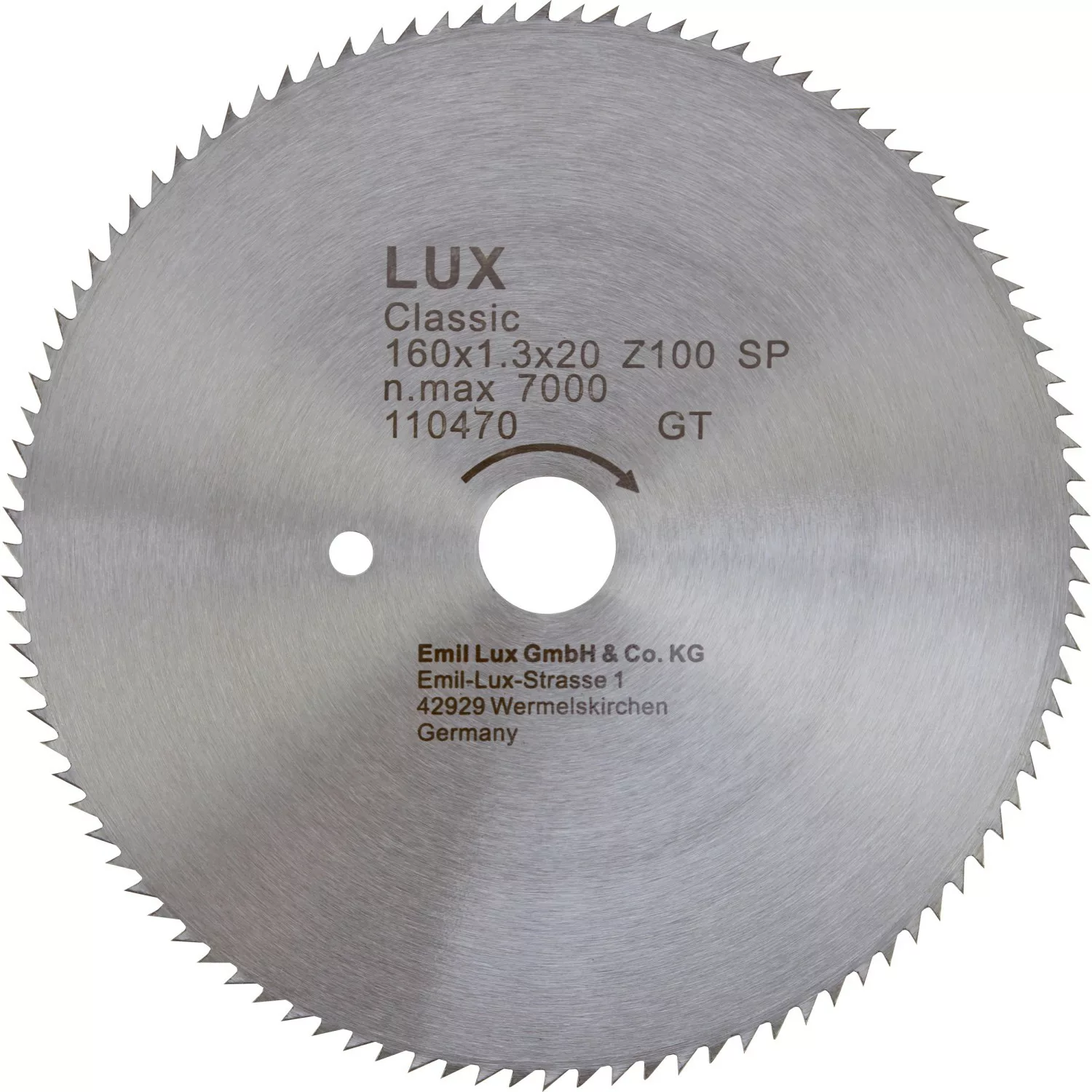 LUX CV-Kreissägeblatt 160 mm x 20 mm 64 Z günstig online kaufen