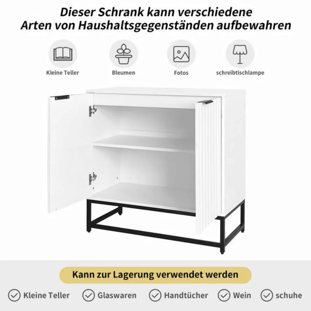 HAUSS SPLOE Schuhschrank Moderne Sideboard Kommode Standschrank Lagerung Sc günstig online kaufen