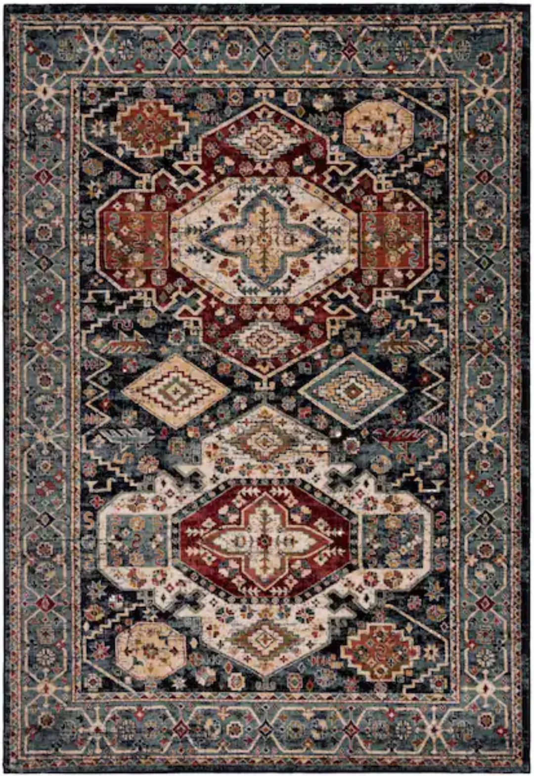 FLAIR RUGS Teppich »Gillingham«, rechteckig, 12 mm Höhe, Vintage Stil günstig online kaufen