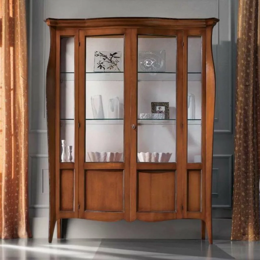 JVmoebel Vitrine Vitrine Schränke Vitrinen Schrank Holz Glas Möbel Wohnzimm günstig online kaufen