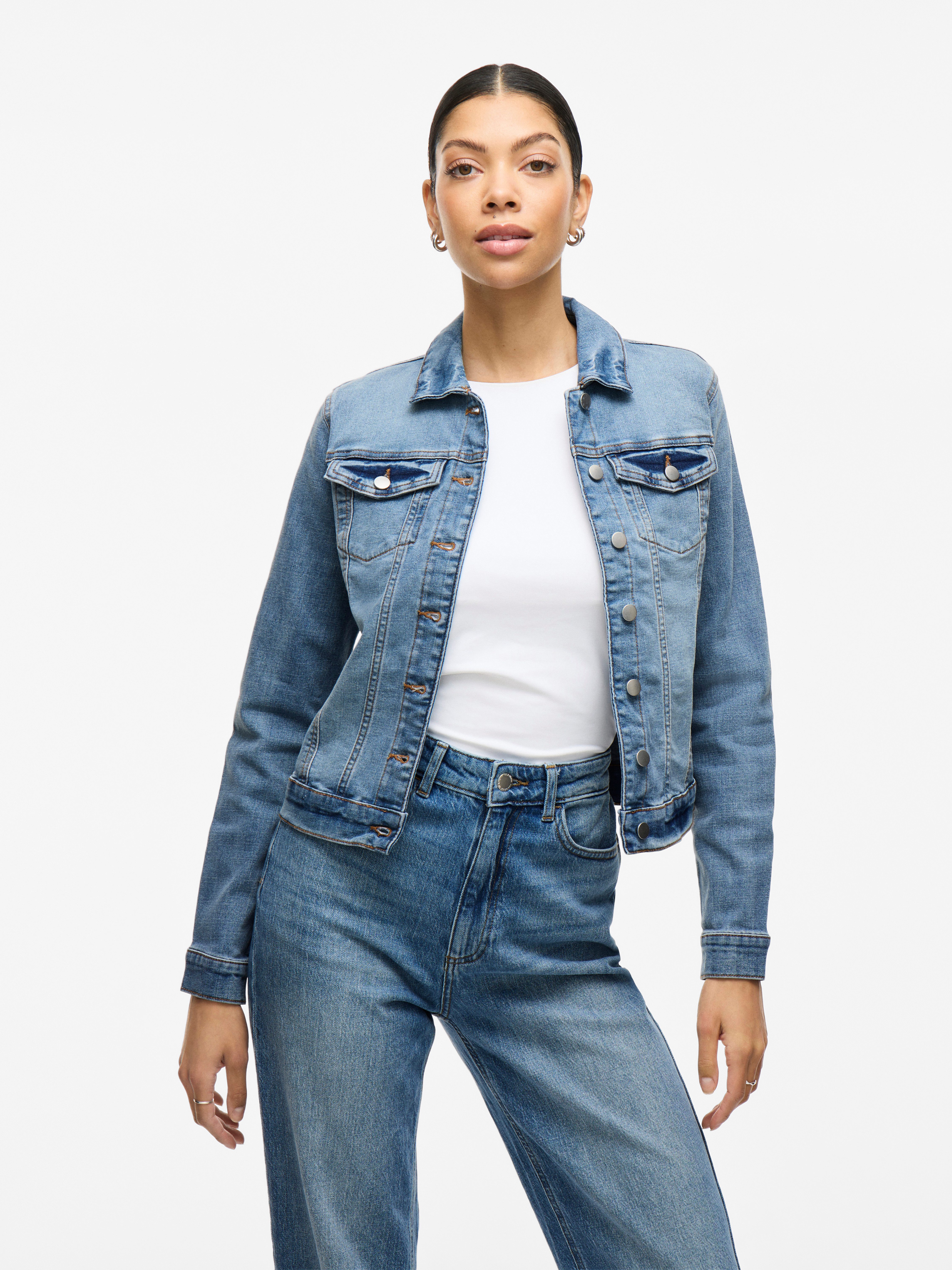 Vila Jeansjacke "VISHOW NEW L/S DENIM JACKET - NOOS" günstig online kaufen