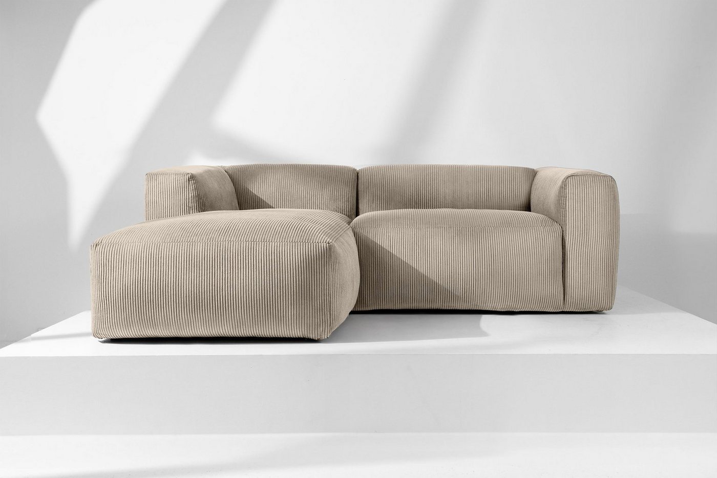 KONSIMO® Ecksofa Links Ecksofa BUFFO, hergestellt in der EU,extrem weicher günstig online kaufen