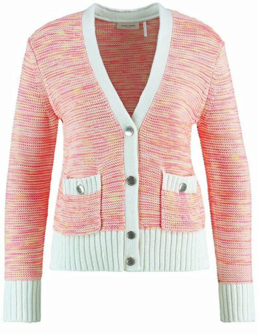 GERRY WEBER Cardigan Cardigan aus Struktur-Strick und nachhaltiger Baumwoll günstig online kaufen