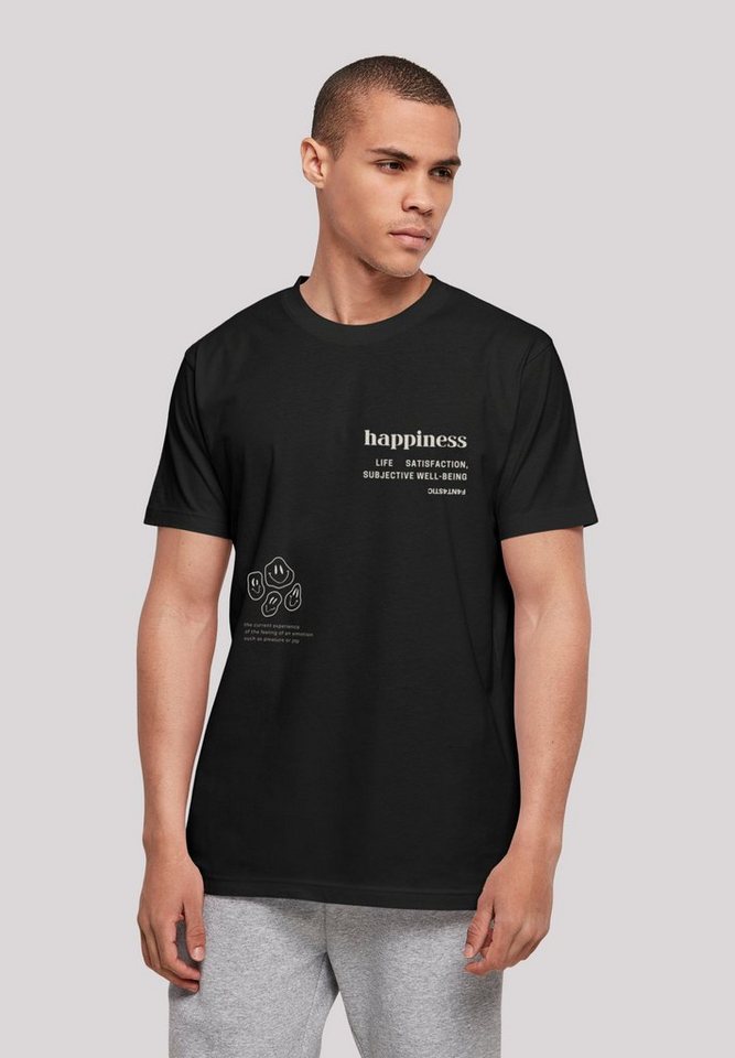 F4NT4STIC T-Shirt happiness TEE UNISEX Print günstig online kaufen