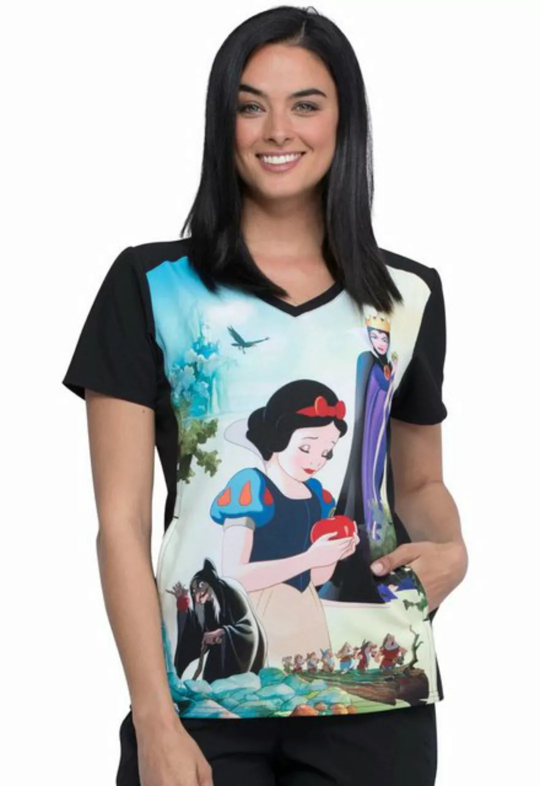 Cherokee Funktionsbluse Bunt bedruckter Damen Kasack "Snow White" Kasack mi günstig online kaufen