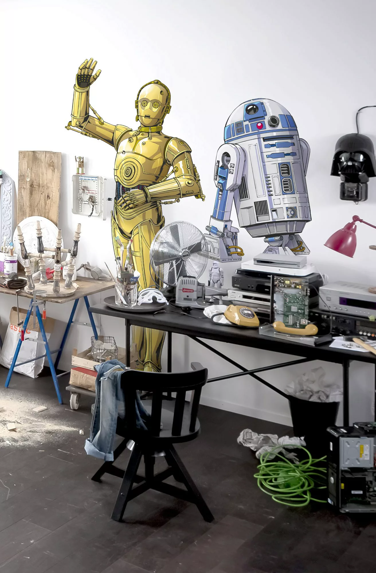 Disney Wandtattoo Star Wars C-3Po Gelb 127 x 200 cm 612420 günstig online kaufen