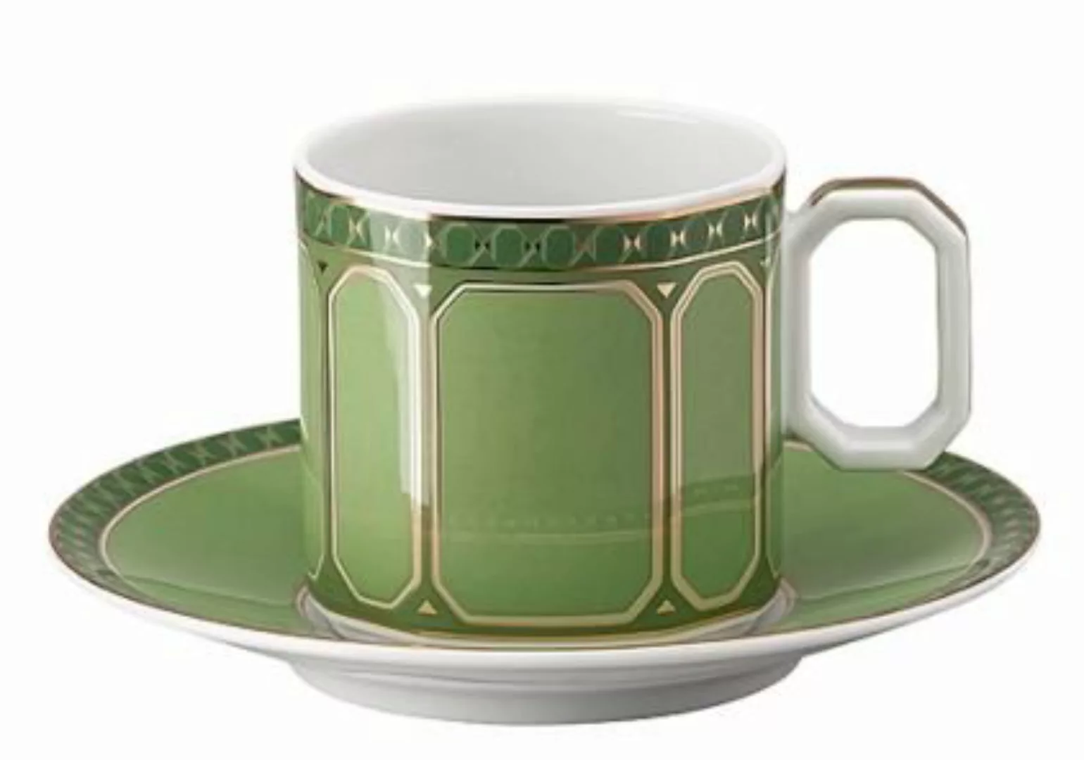 SwarosvkiXRosenthal Fern Signum Fern Espressotasse 2tlg (grün) günstig online kaufen
