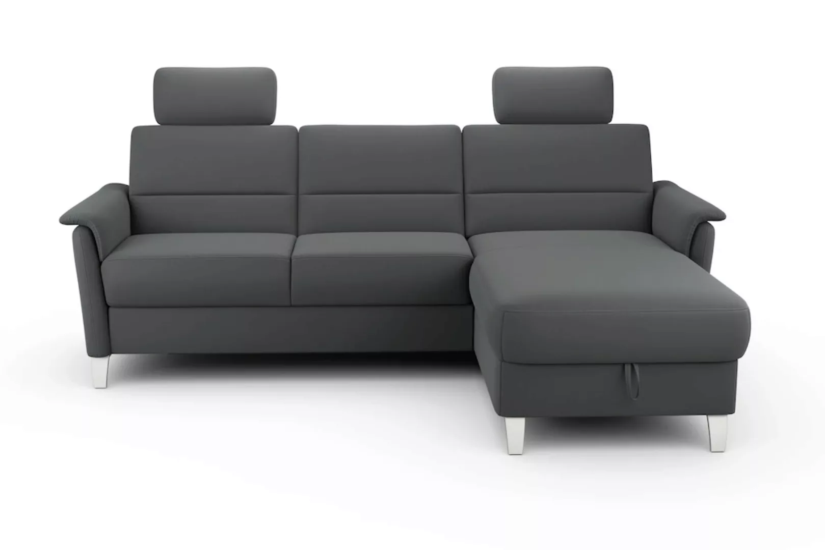 sit&more Ecksofa "Palmera L-Form", wahlweise mit Bettfunktion und Bettkaste günstig online kaufen