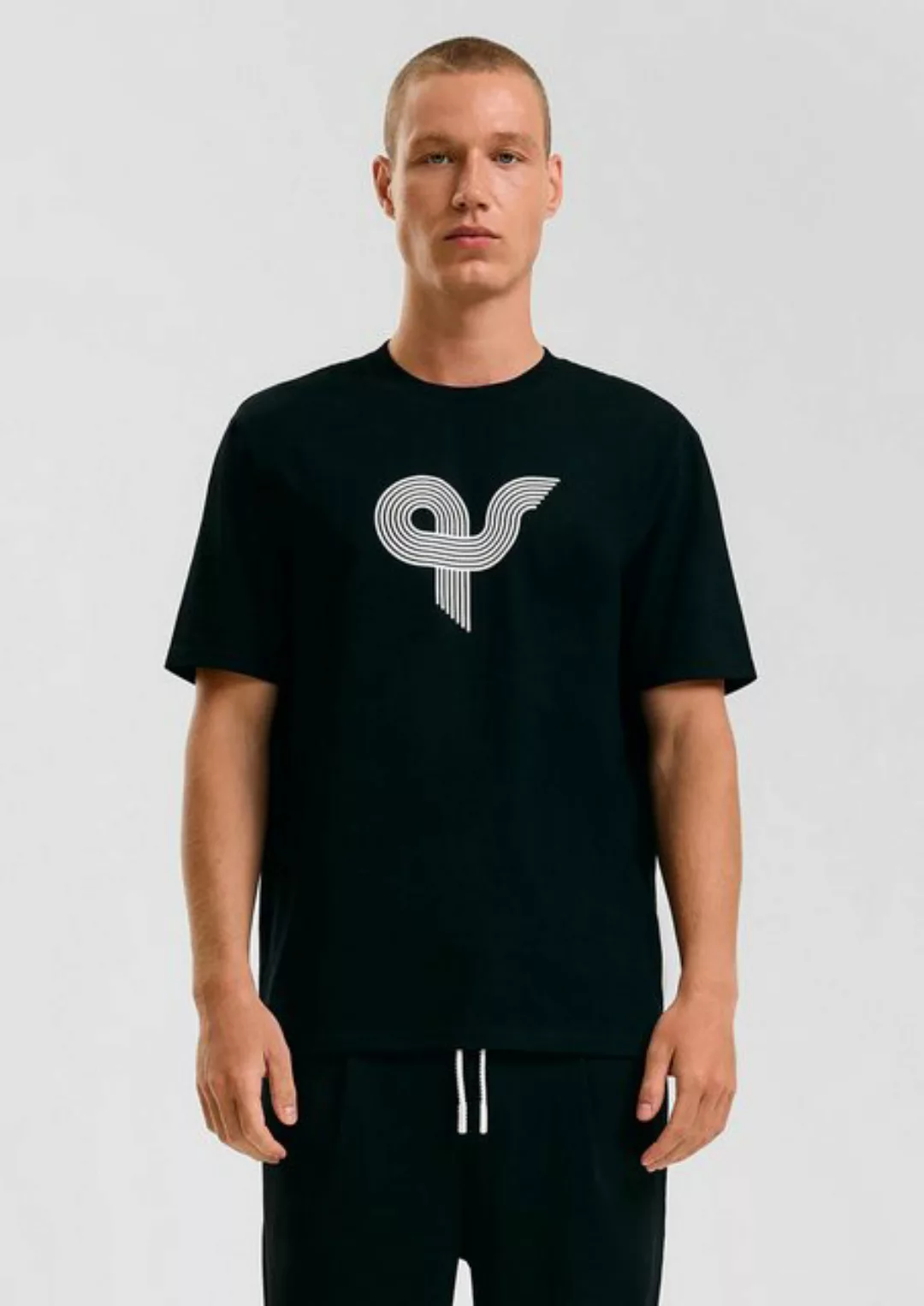 QS Kurzarmshirt STREETS Kapsel T-Shirt mit Logodruck günstig online kaufen