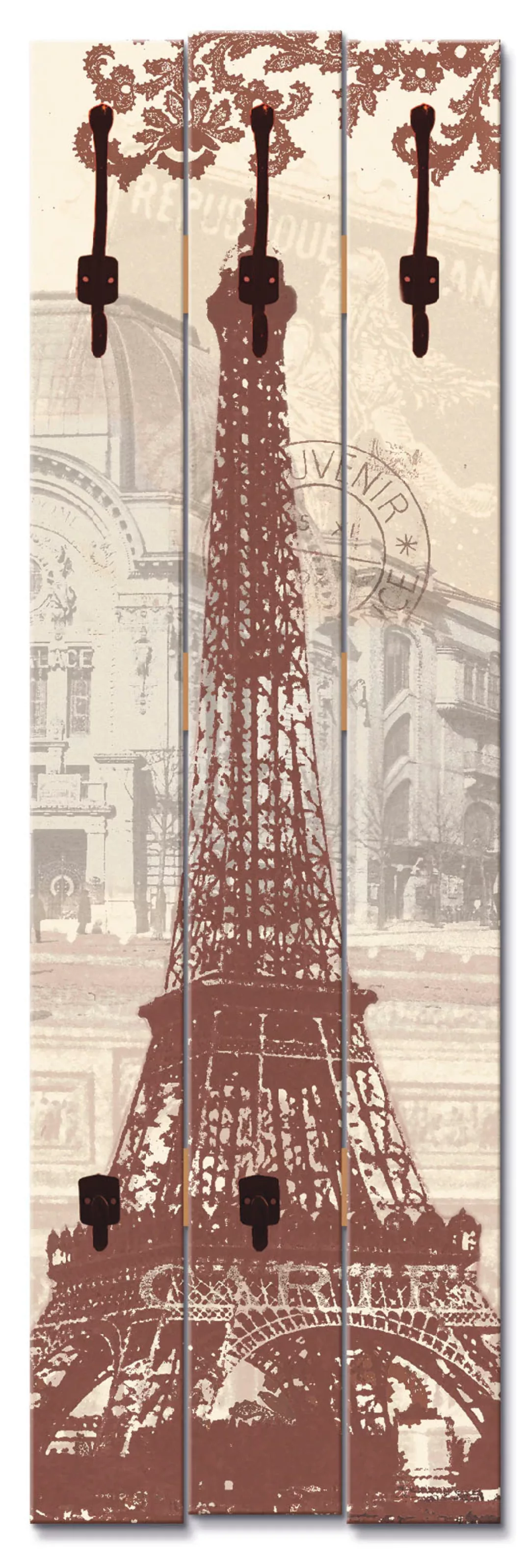 Artland Garderobenleiste "Paris Collage" günstig online kaufen