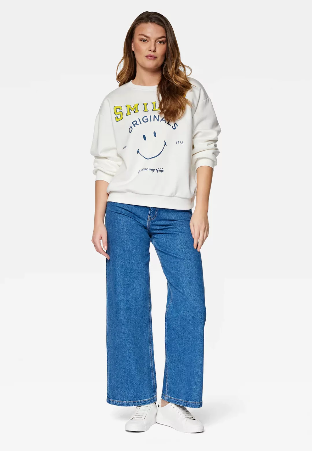 Mavi Rundhalspullover "SMILEY PRINTED SWEATSHIRT", Mavi X Smiley Originals günstig online kaufen