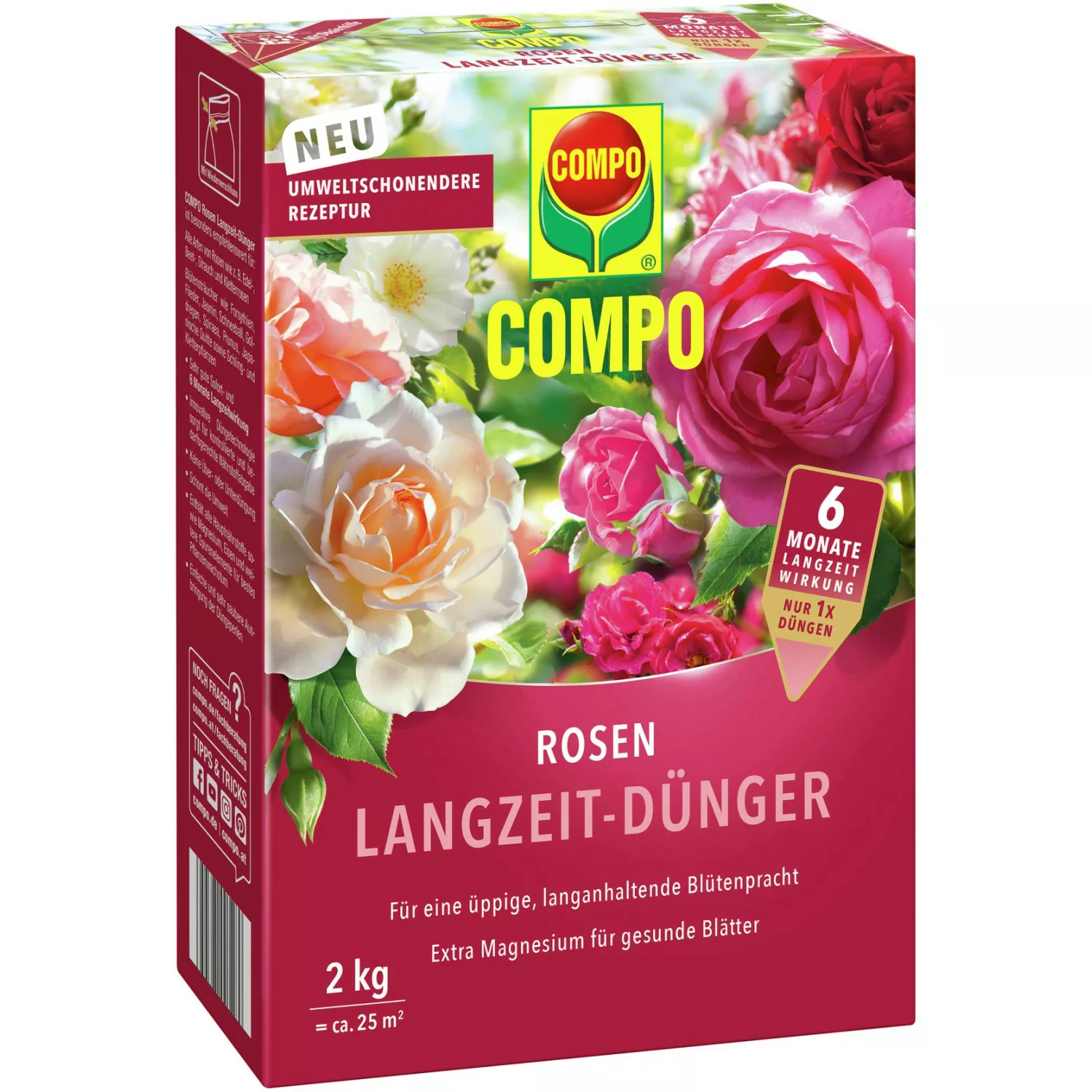 Compo Rosen Langzeit-Dünger 2 kg günstig online kaufen