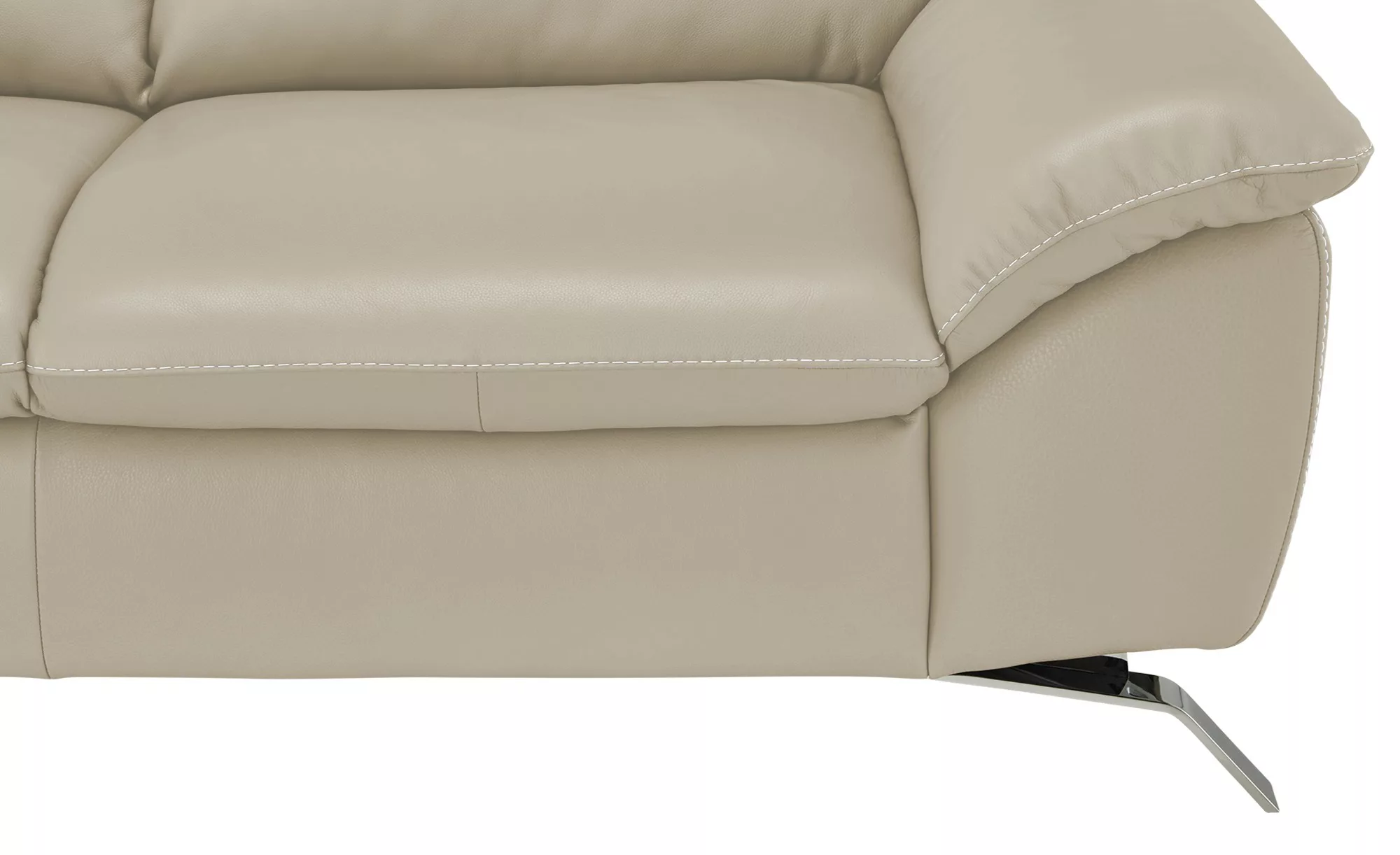 Natuzzi Editions Sofa aus Echtleder Orlando ¦ beige ¦ Maße (cm): B: 219 H: günstig online kaufen