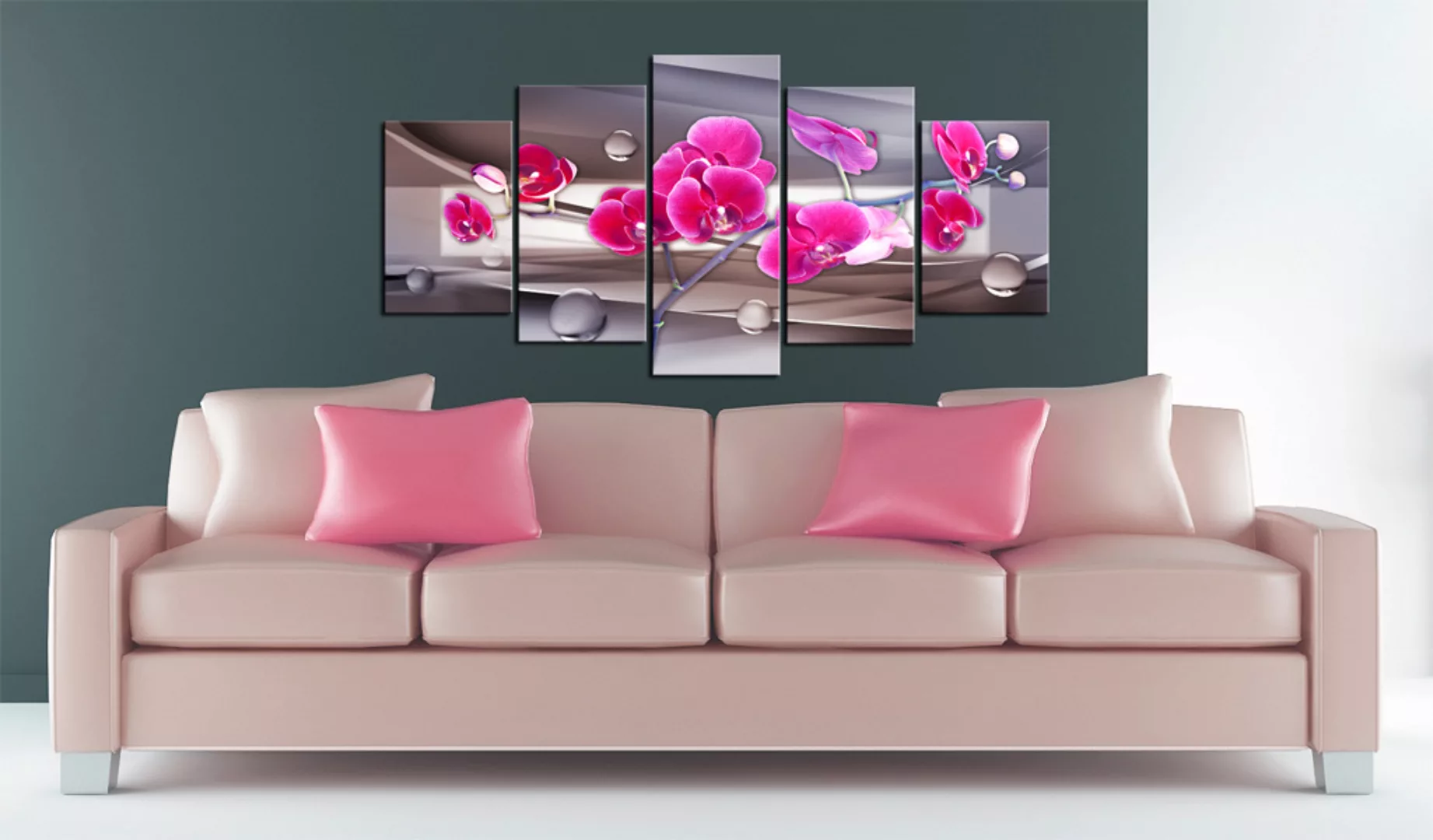 Wandbild - Orchidee Auf Dezentem Hintergrund günstig online kaufen