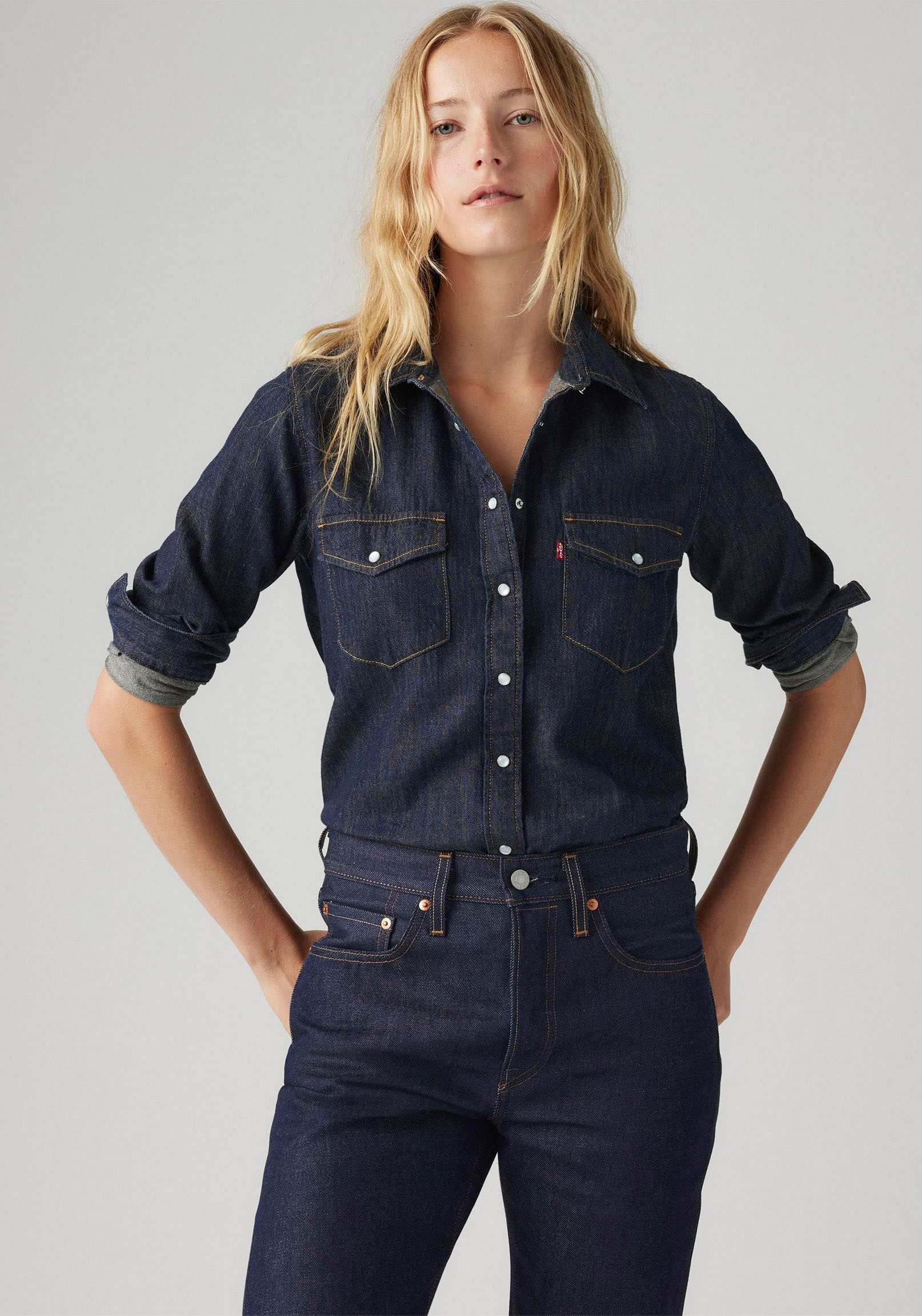 Levi's® Jeansbluse ESSENTIAL WESTERN mit Brusttaschen günstig online kaufen