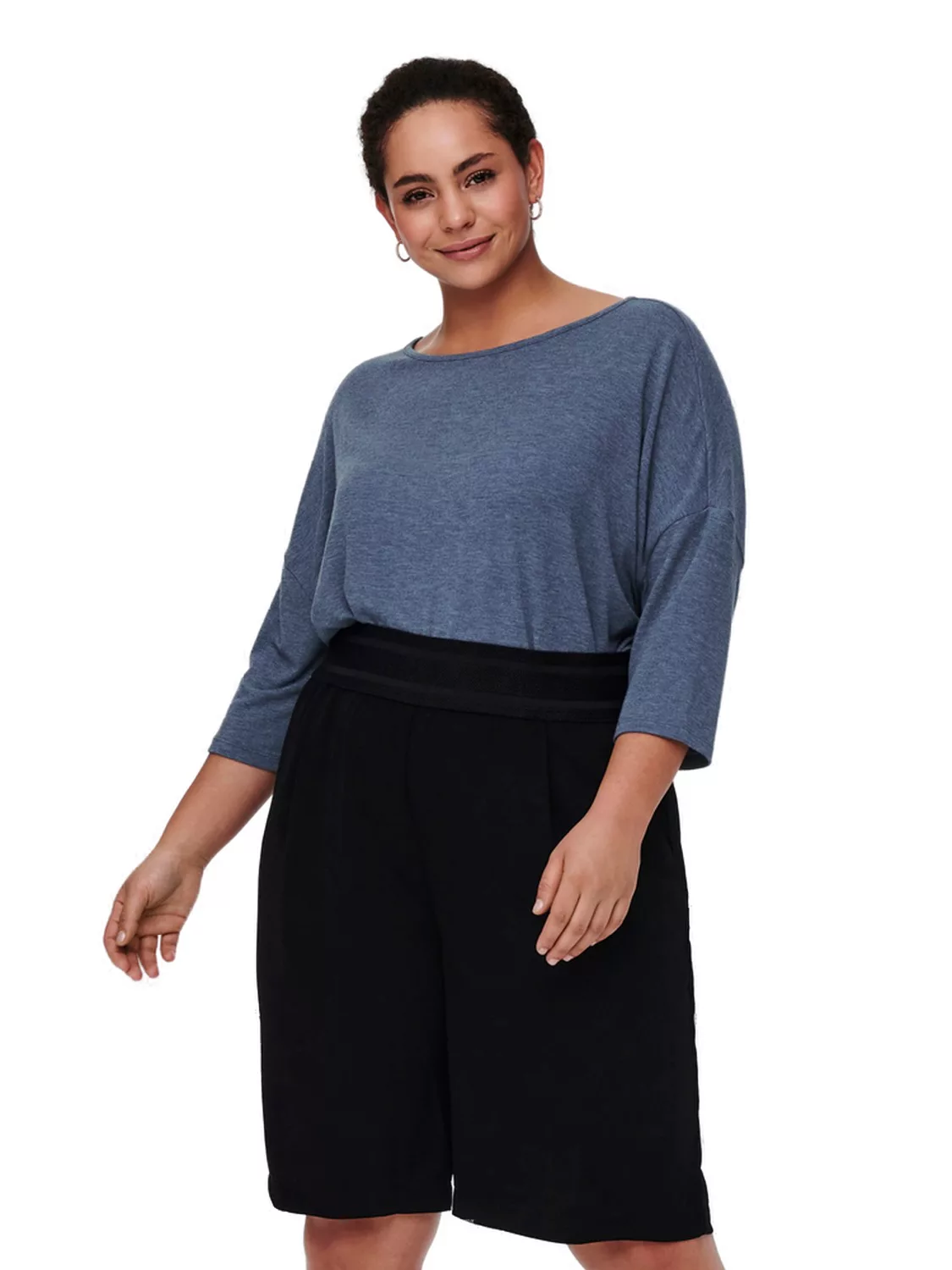 Carmakoma by Only Damen Langarmshirt CARLAMOUR 3/4 - Plus Size günstig online kaufen