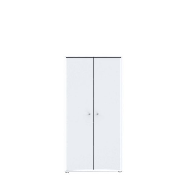 freiraum Mehrzweckschrank TEMPRA2 2 Türen, 4 Böden, weiss - 73,7x149,5x34,8 günstig online kaufen