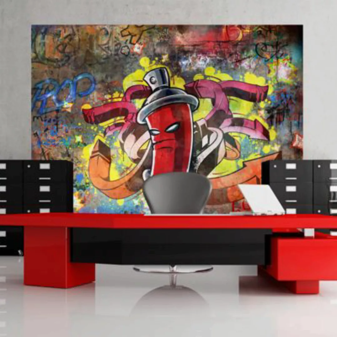artgeist Fototapete Graffiti monster mehrfarbig Gr. 150 x 105 günstig online kaufen