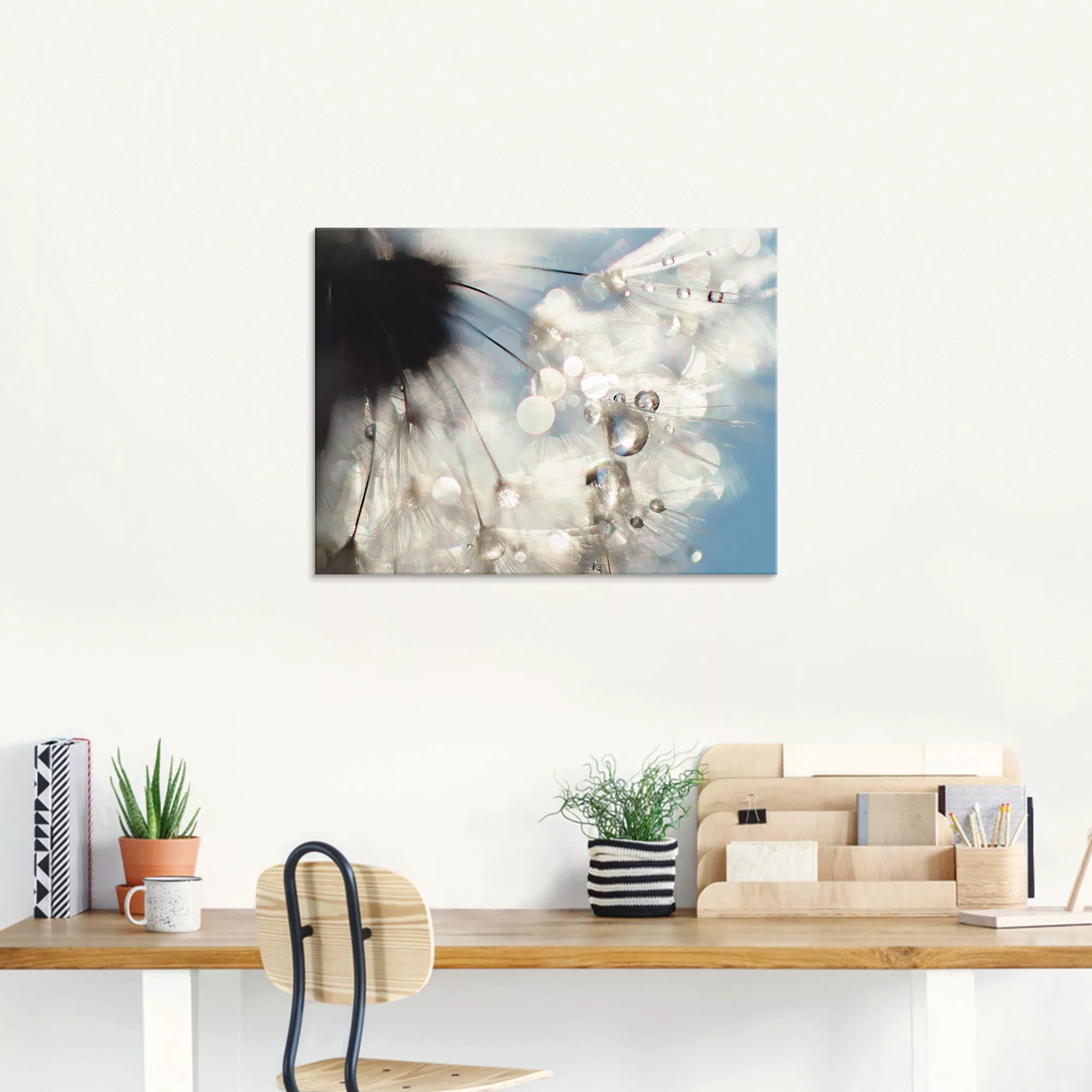 Artland Glasbild »Pusteblume Engelflügel«, Blumen, (1 St.), in verschiedene günstig online kaufen