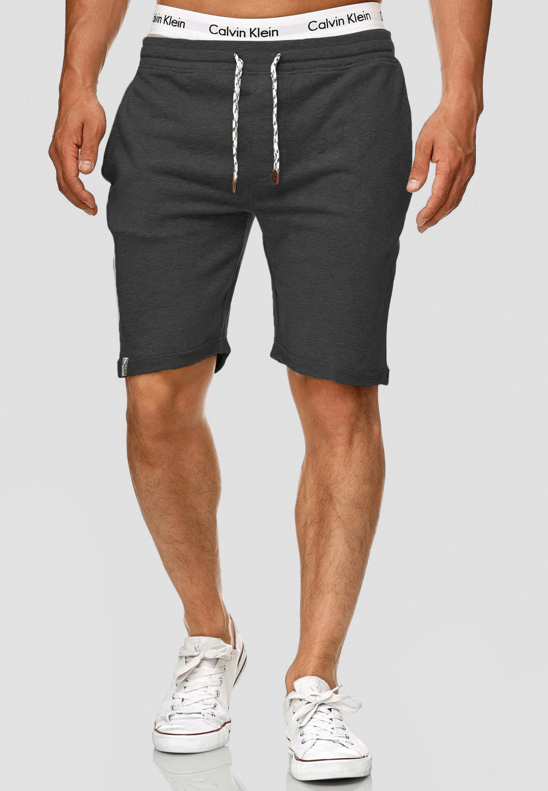 Indicode Sweatshorts 2-Pack Eddy elastischer Bund günstig online kaufen