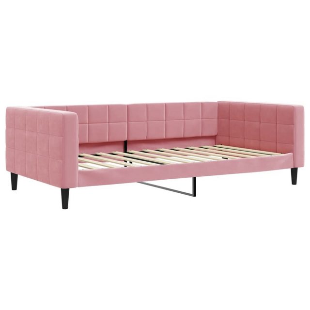 vidaXL Gästebett Tagesbett Rosa 100x200 cm Samt Gästebett Gästecouch Gästes günstig online kaufen