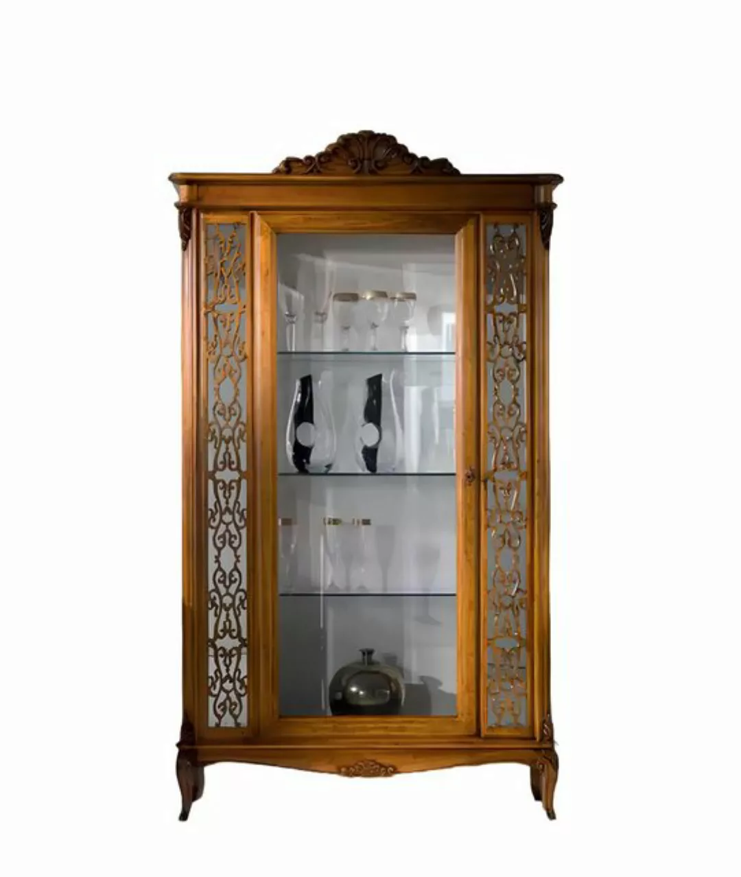 Xlmoebel Vitrine Italienische Luxus Möbel Vitrinen Anrichte Glas Schrank De günstig online kaufen