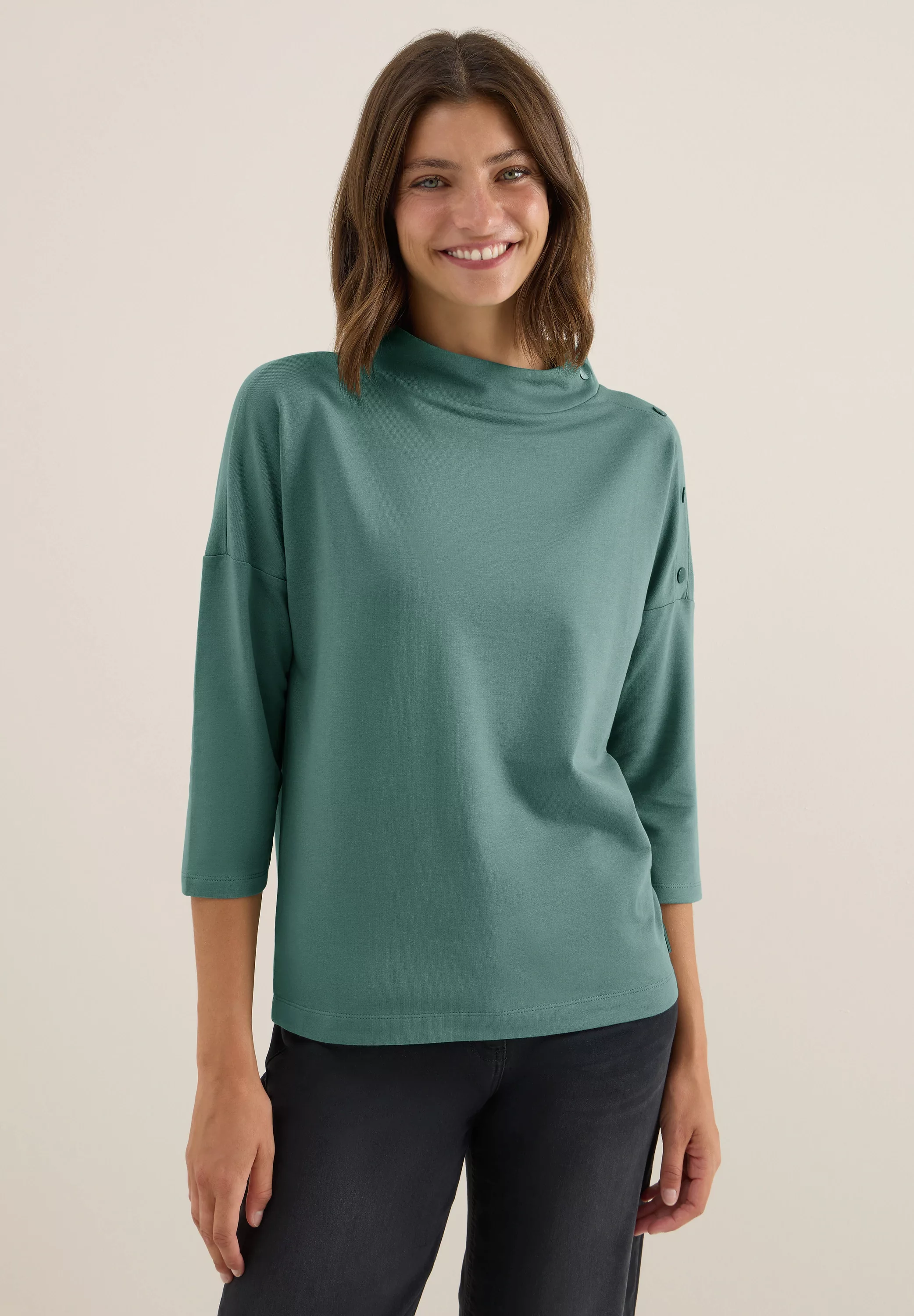 Cecil Langarmshirt, im soften Baumwoll-Mix günstig online kaufen