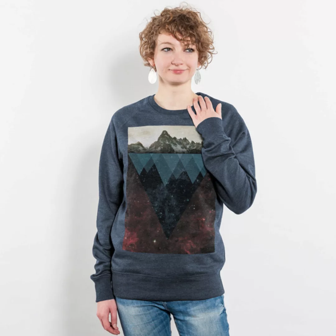 Kopfstein - Feuer - Unisex Recycled Organic Sweatshirt günstig online kaufen