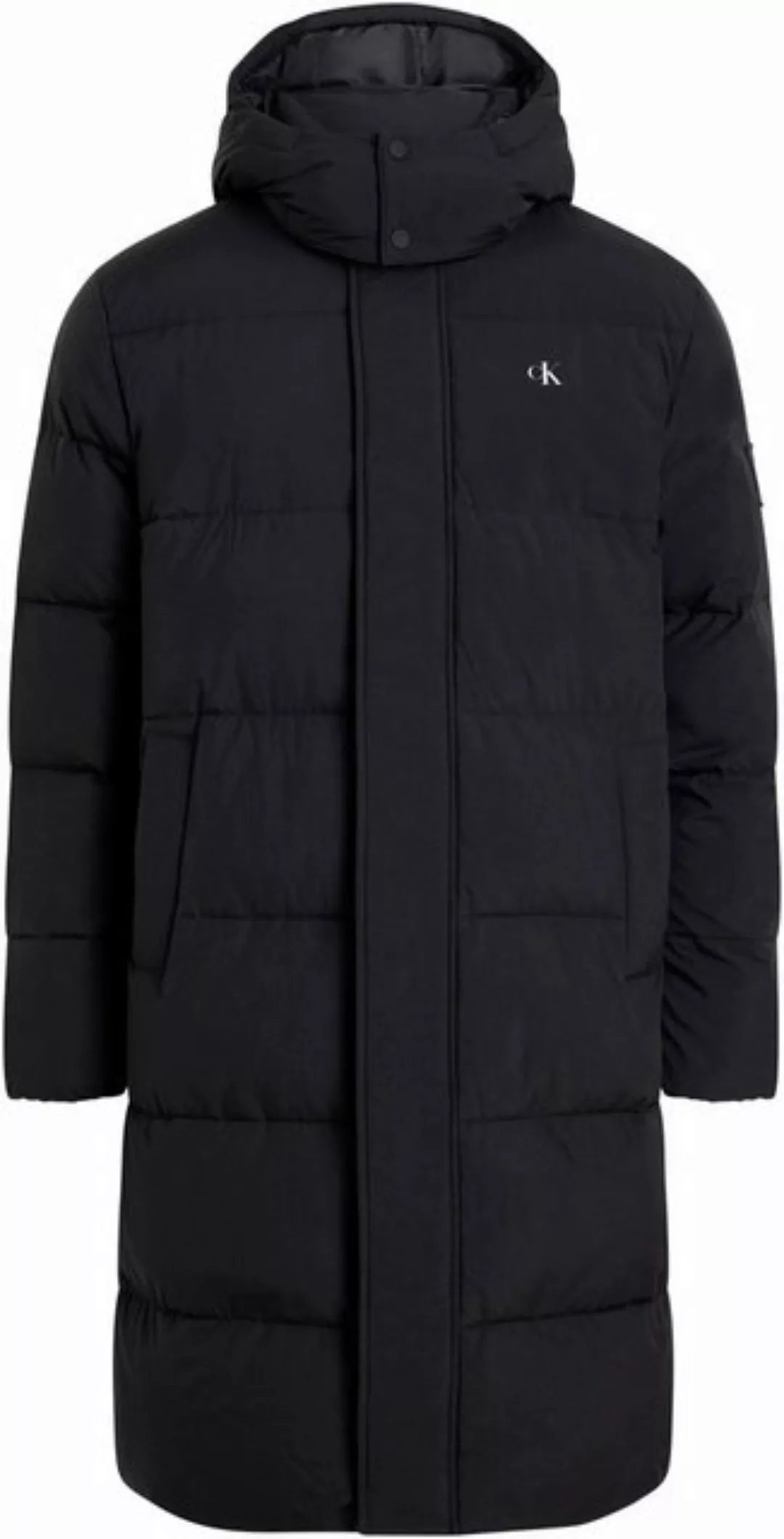 Calvin Klein Jeans Langjacke ESSENTIALS NON DOWN LONG PARKA mit Logoprägung günstig online kaufen