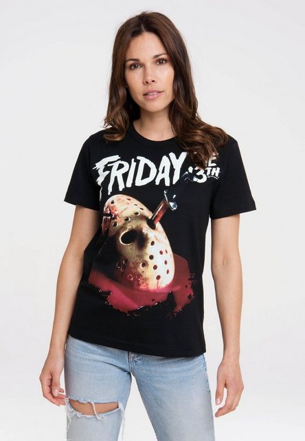 LOGOSHIRT T-Shirt "Friday the 13th", mit lizenziertem Print günstig online kaufen