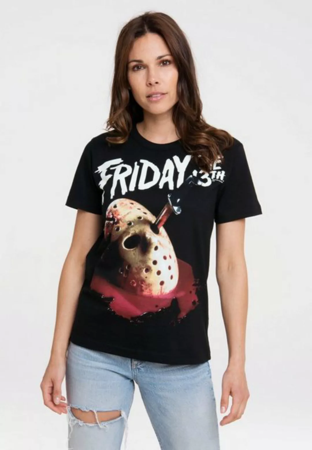 LOGOSHIRT T-Shirt Friday the 13th mit lizenziertem Print günstig online kaufen