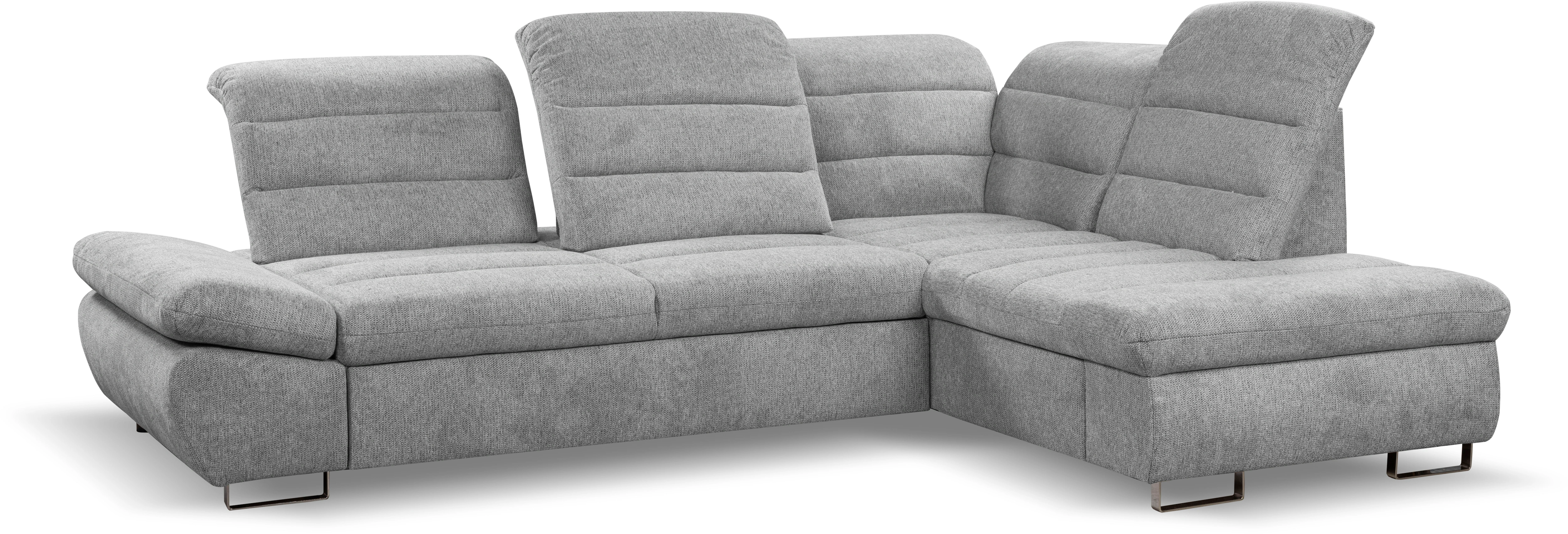 WERK2 Ecksofa "Roma L-Form", Sofa mit Schlaffunktion, Sitztiefenverstellung günstig online kaufen