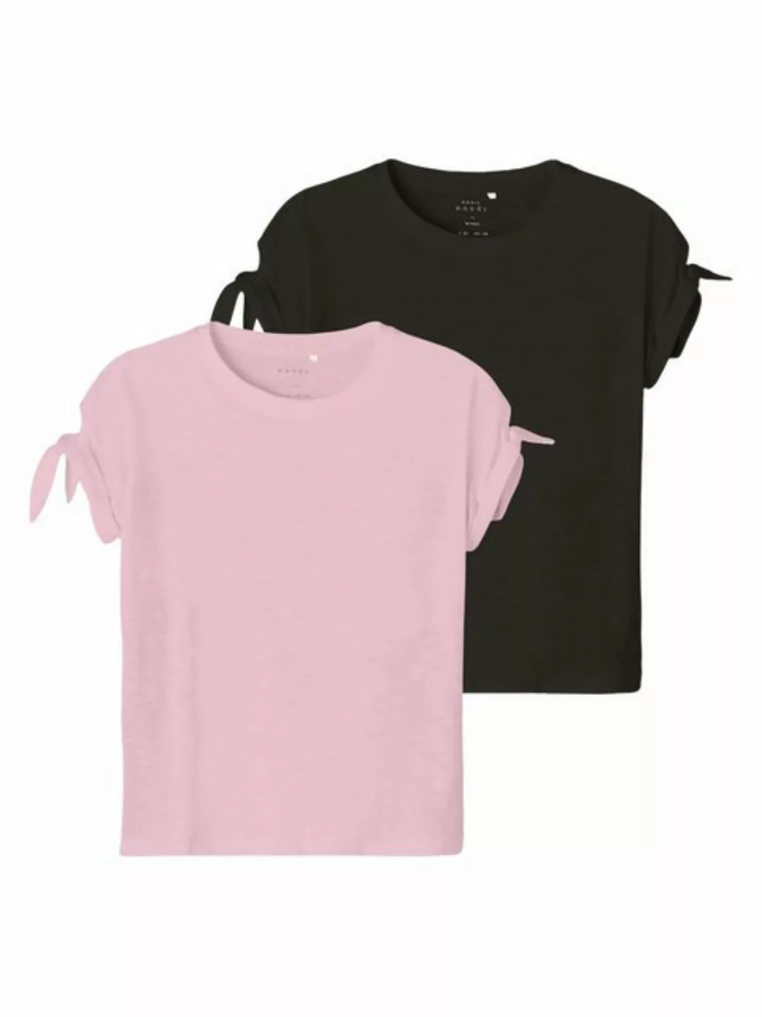 Name It Kurzarmshirt NKFVEET 2P SS SOLID TOP (Set, 2-tlg) günstig online kaufen